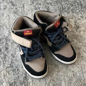 Nike Men's High-Top Sneakers - Black and Tan